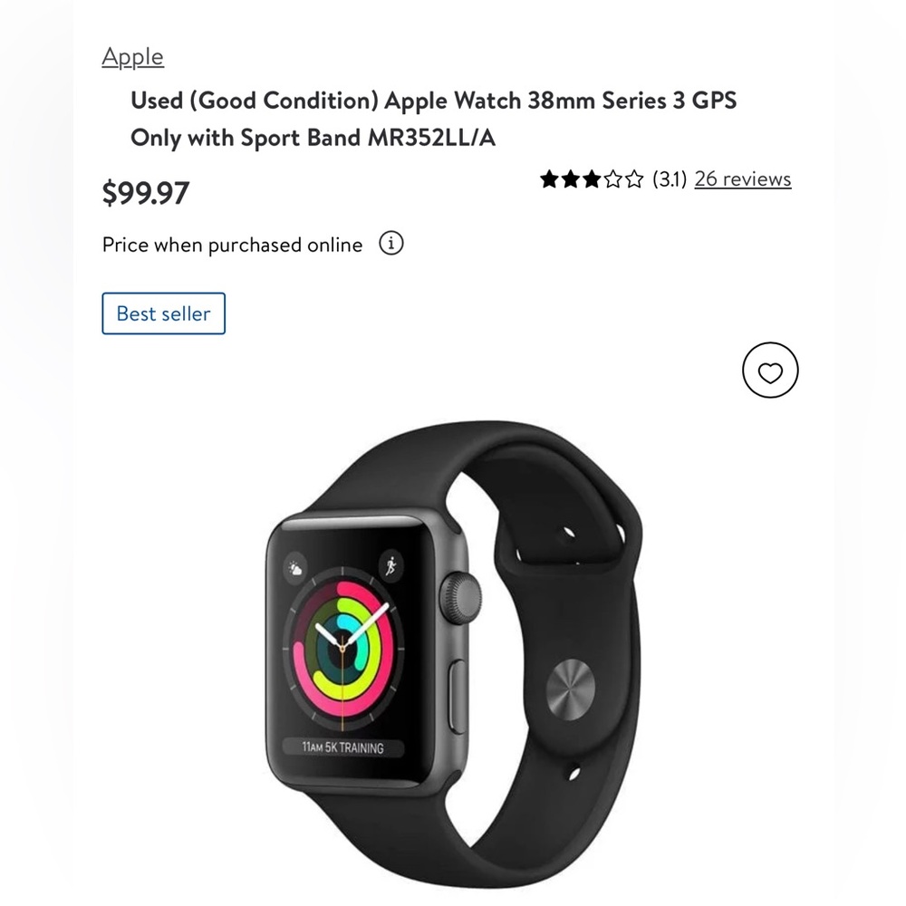 COPY - Apple Watch Series 3 🩵🩵🩵